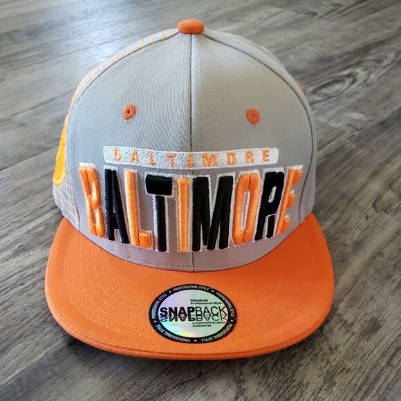 Baltimore Vintage 90's Mens Rare Snapback Hat - Picture 1 of 6